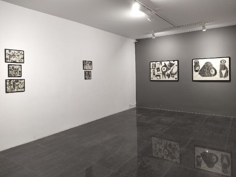 The Cave of gods, installation view