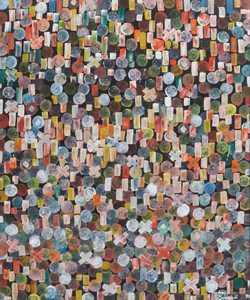 Charles Hossein Zenderoudi, BB+FF+TA, 1973