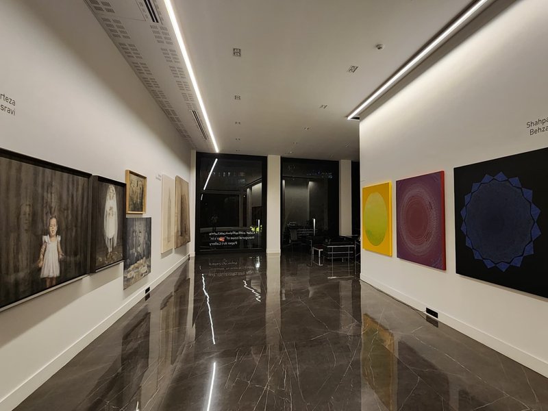First Exhibition of Selected Artworks by “Who’s in” Paper Art Gallery, installation view