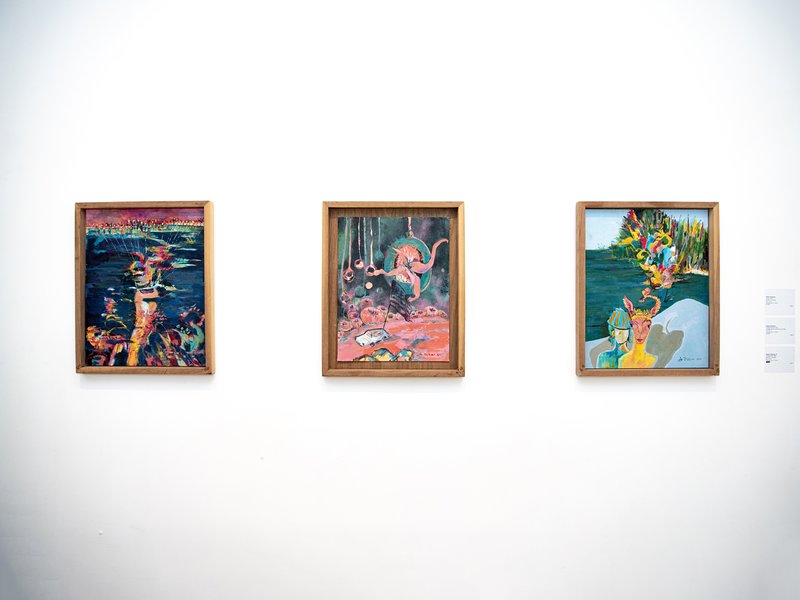 Land Is Feeling, Color Is Remedy, installation view