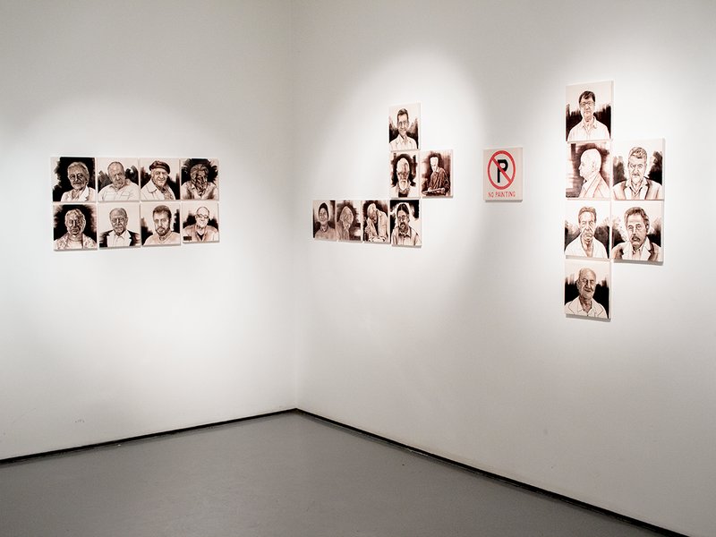 No painting, installation view