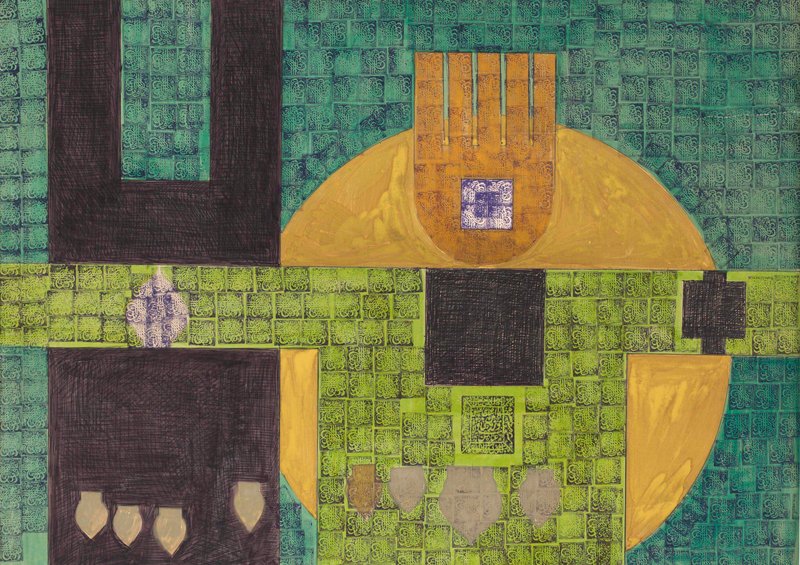 Faramarz Pilaram, Untitled (Composition 19), 1960