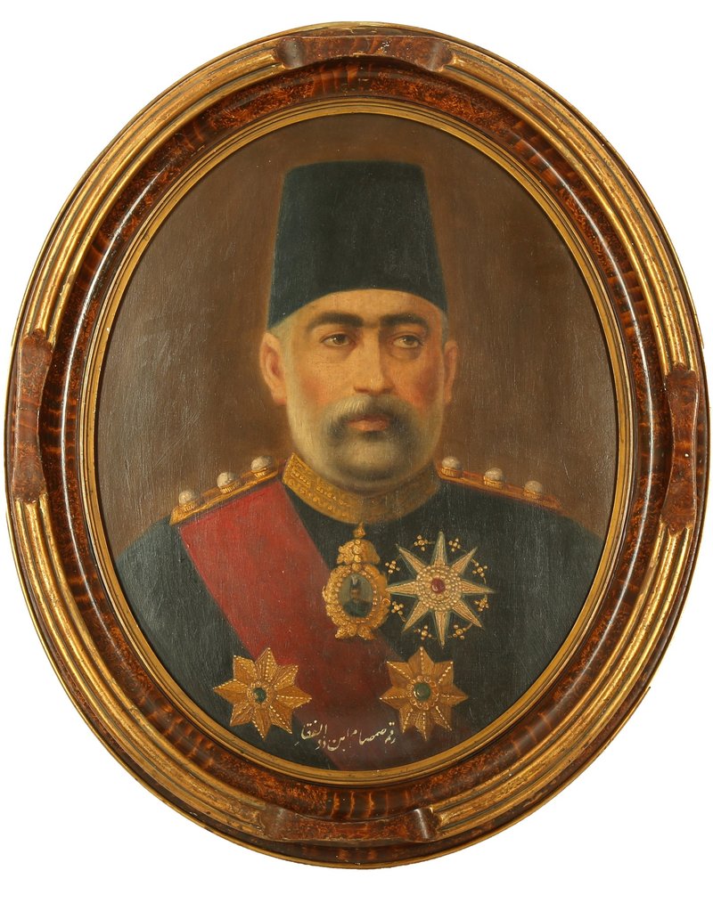 صمصام ابن ذوالفقار، پرتره‌ی میرزا علی اصغر خان امین السلطان