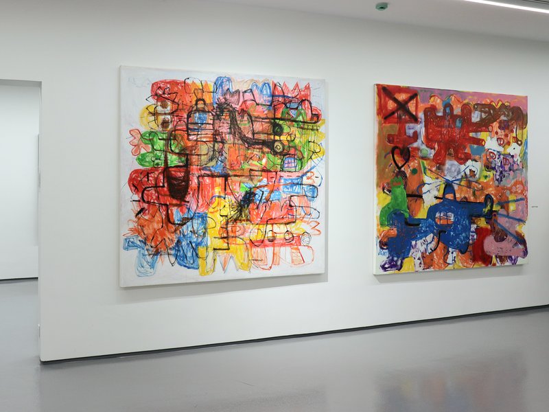 Etefagh at No. 10, installation view
