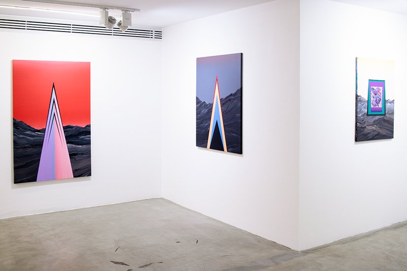 Here, We Can Stay For A While, installation view