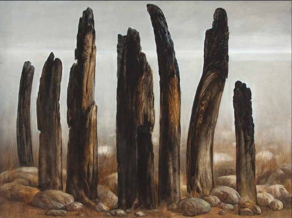 Kazem Chalipa, Burned Garden, 2009