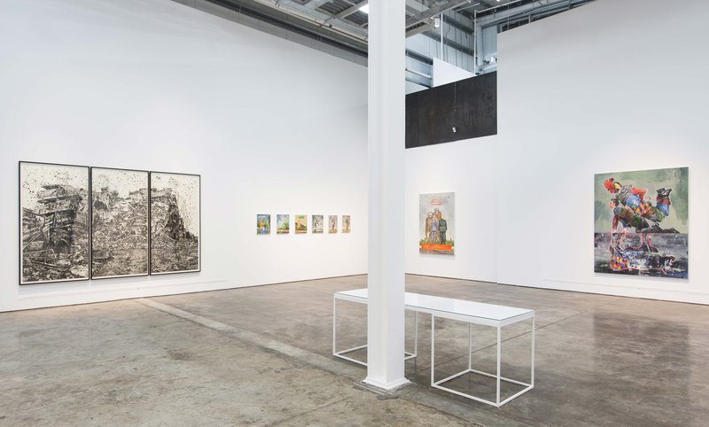 Fractures, installation view