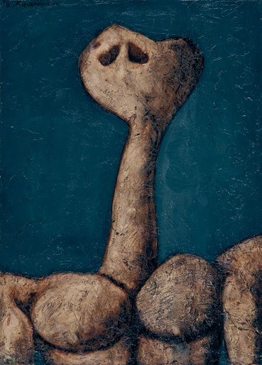 Bahman Mohassess, A Man's Head, 1966