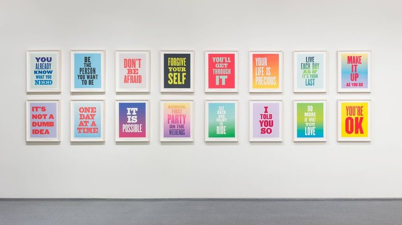 Installation view.