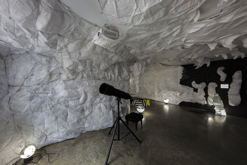 Tales of Interdisciplinia: The Curious Case of a Very Long Tail, installation view