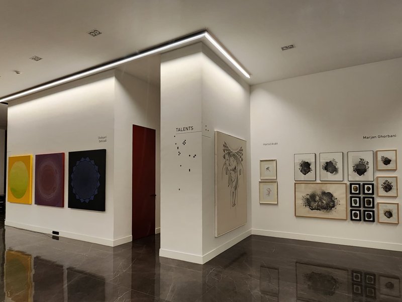 First Exhibition of Selected Artworks by “Who’s in” Paper Art Gallery, installation view