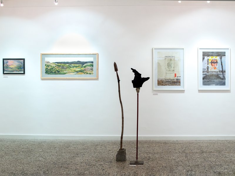 Fourteen Artists from the Fourteenth Century, installation view