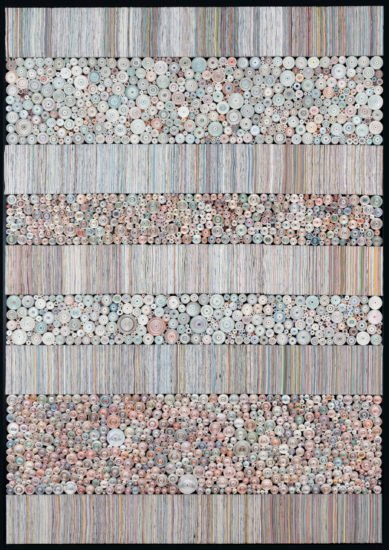 Hadieh Shafie, Fragments in White, 2022