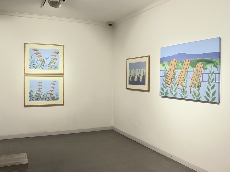 solo show - Mehdi Hosseini, Installation view.