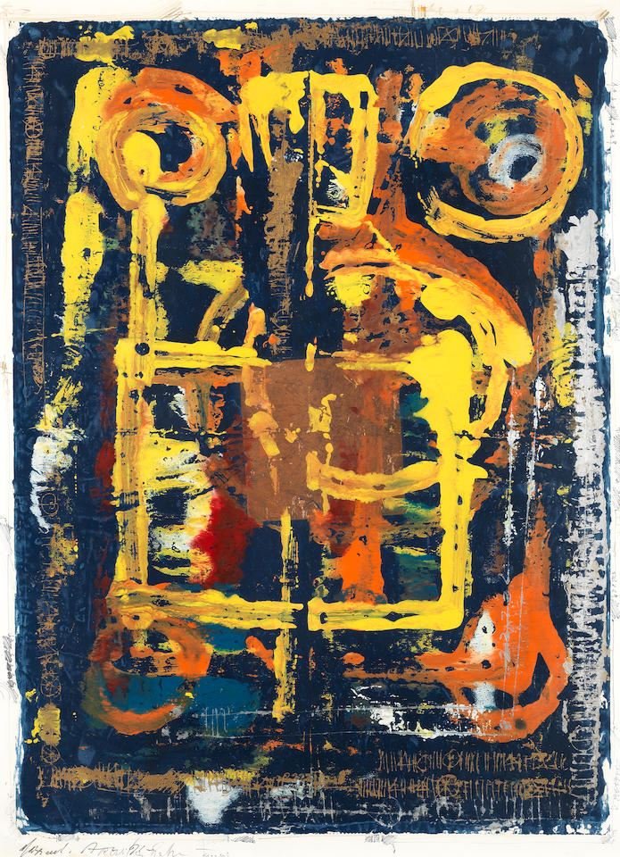 Massoud Arabshahi, Blue and Yellow Talismans, 0