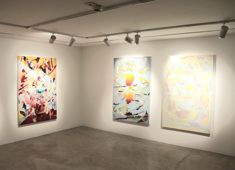The Sun Kept Setting, installation view