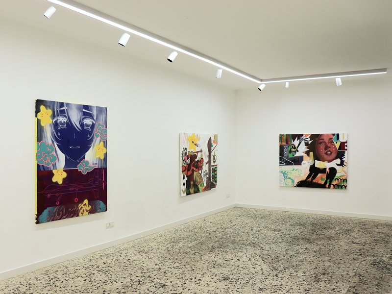 To the Citizens of the Fantasy World, installation view