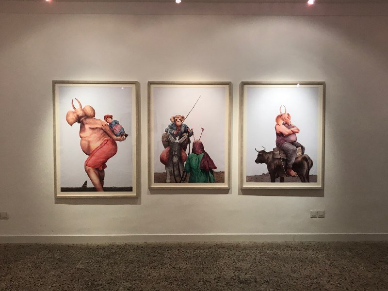 Elephant City, installation view