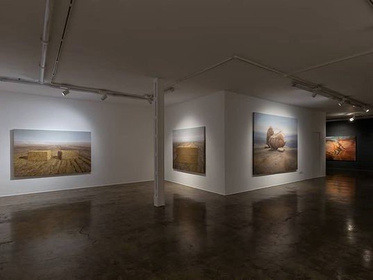 نمایش نقاشی دونفره، نمای چیدمان