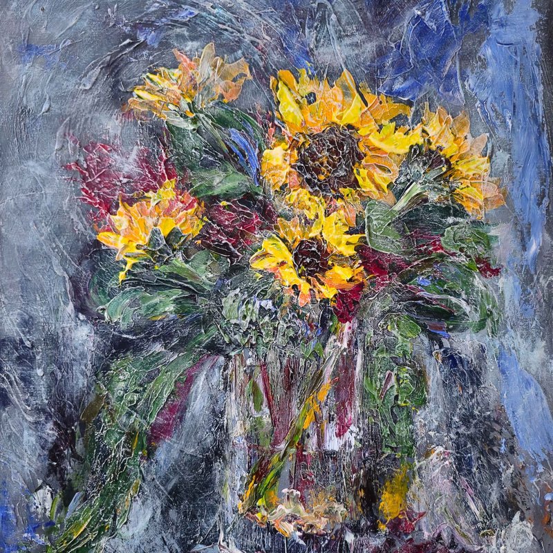 Trace on canvas