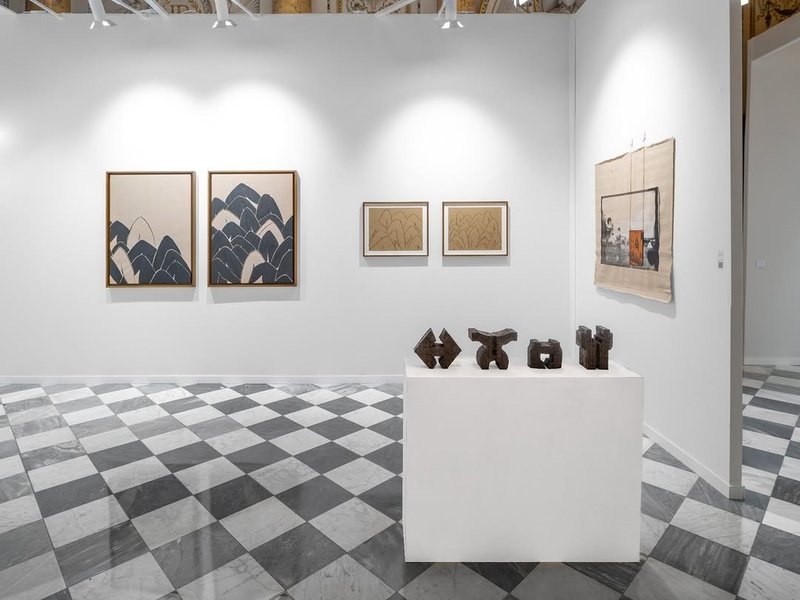 Installation view.