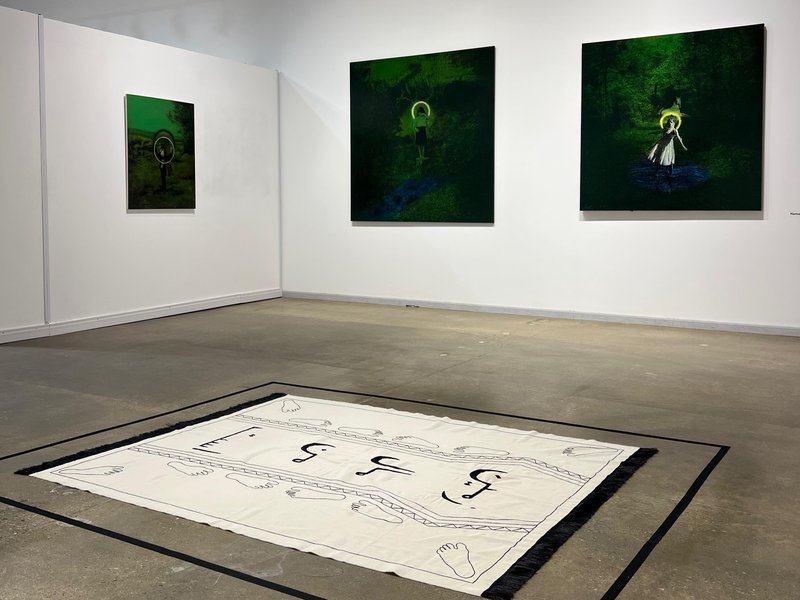 Installation view.