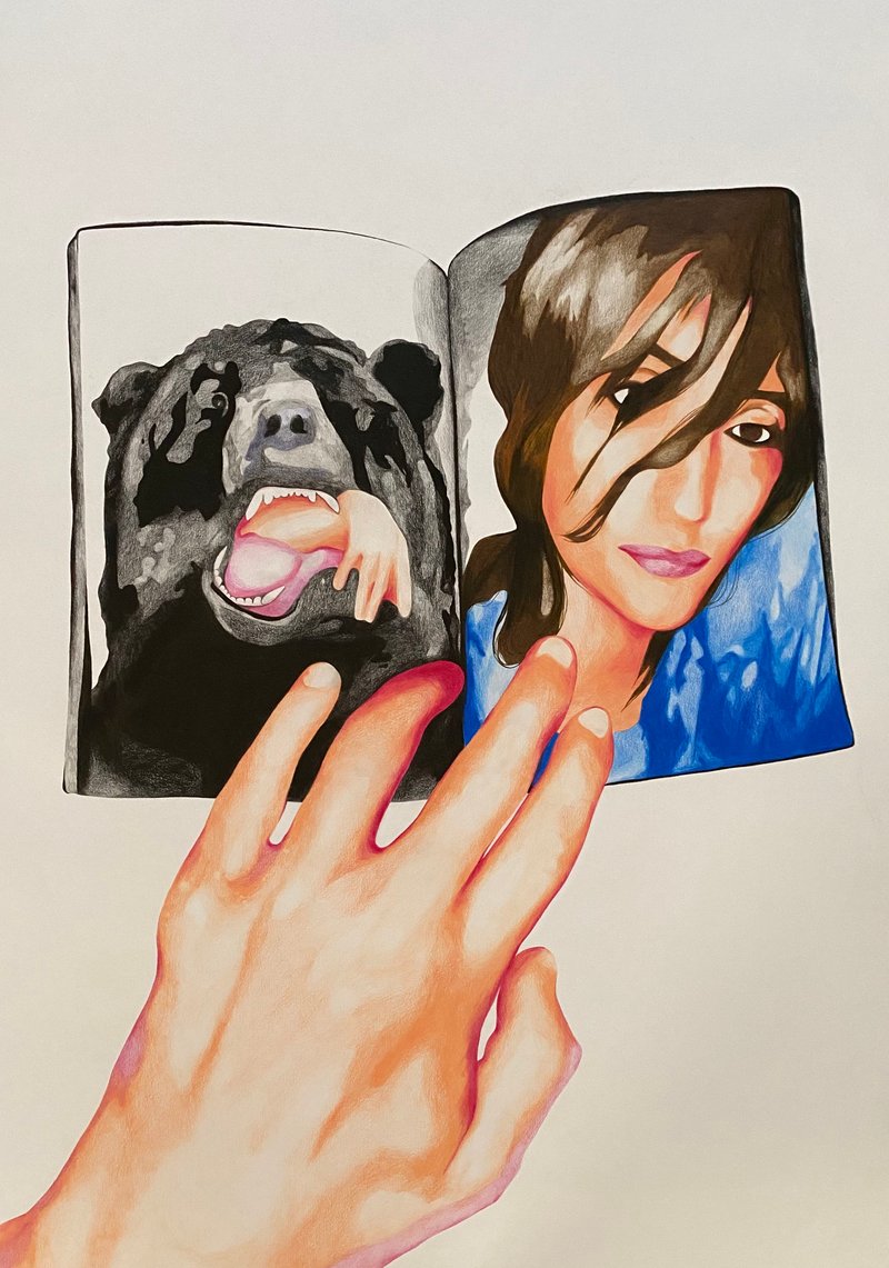 Niki FallahFar, I Will Not Bite Any Hand But Hers, 2022