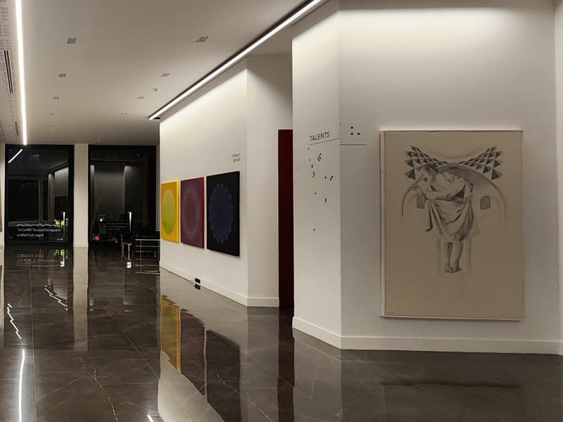 First Exhibition of Selected Artworks by “Who’s in” Paper Art Gallery, installation view