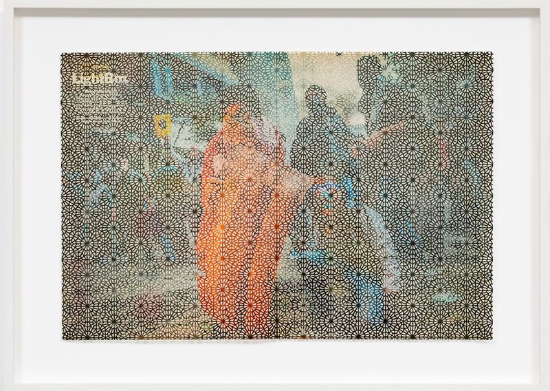 Samira Yamin, (Geometries) Fire XII, 2024