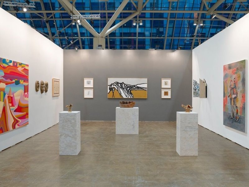 Installation view.