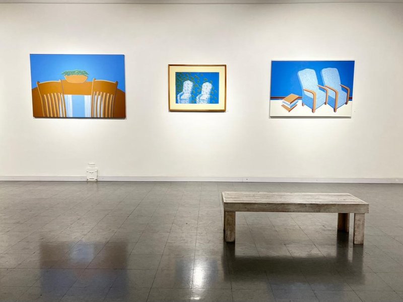 Mehdi Hosseini's Paintings, installation view