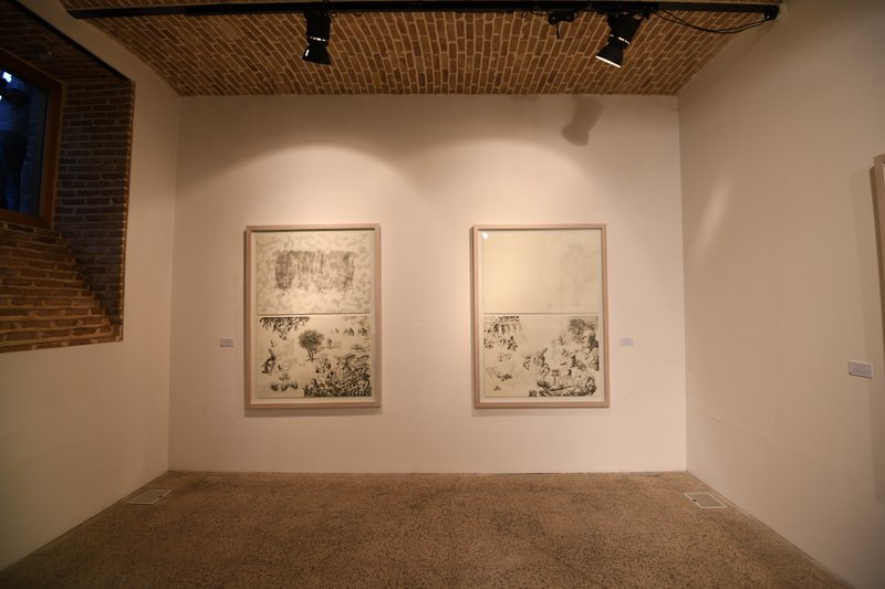قهرمانان، دلاوران، نام‌آوران، نمای چیدمان