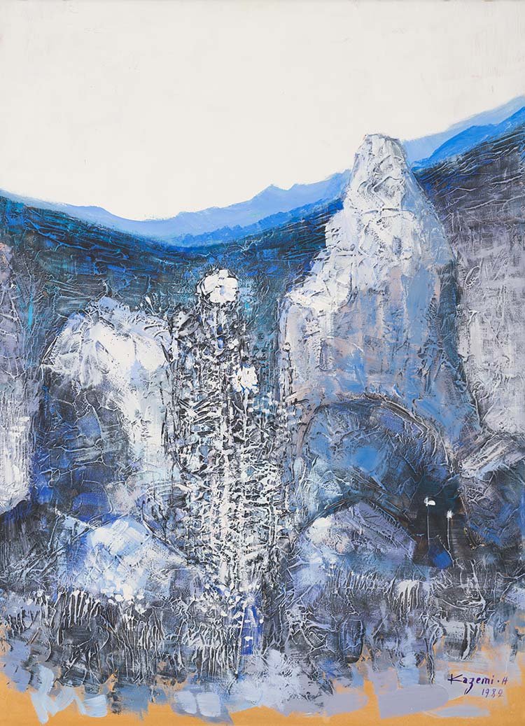 Hossein Kazemi, Abstract Landscape, 1982