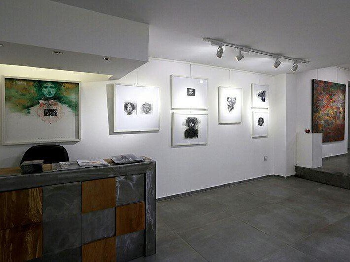 Paint Calligraphy Drawing, installation view