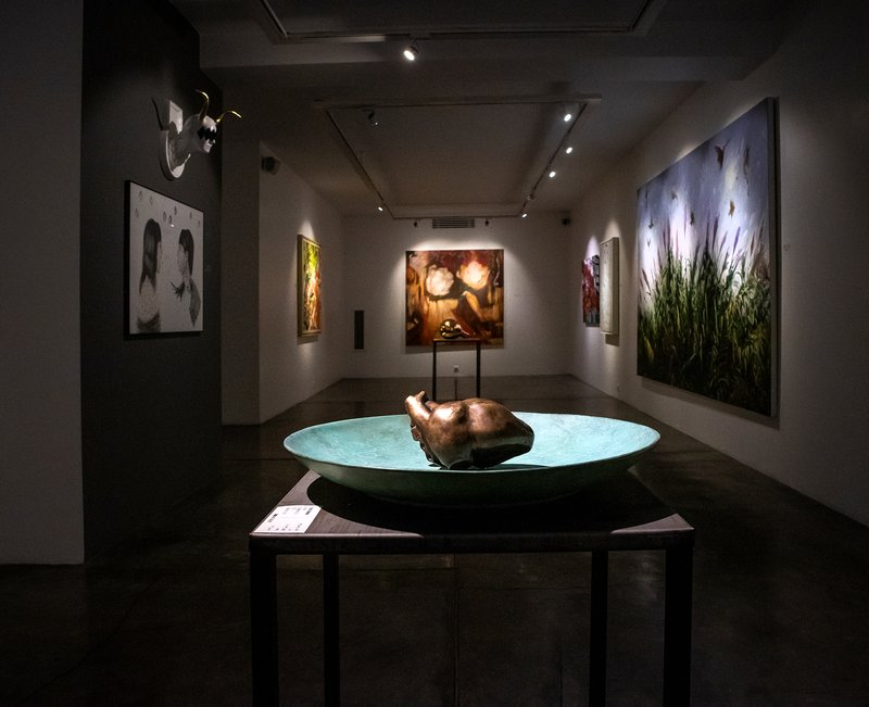 Group Exhibition of Shirin Gallery, installation view
