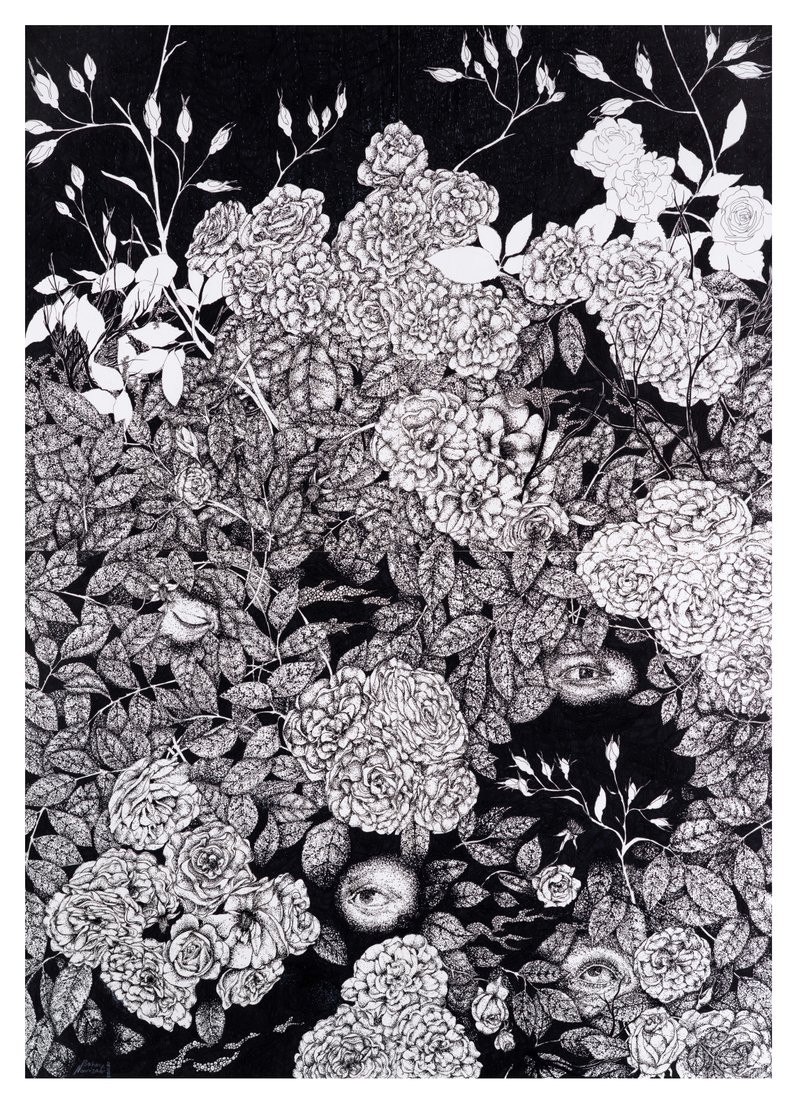 Bahare Noorizadeh, Bodhisattva in Persian Rose, 0