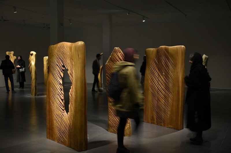 نمایشگاه مجسمه، نمای چیدمان