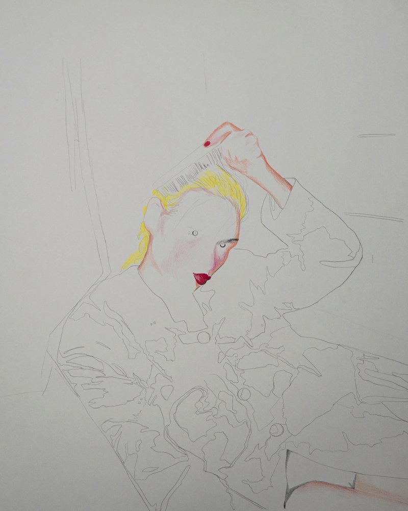 Niki FallahFar, Bathing With Clothes On, 2021