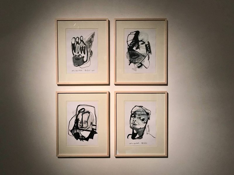 Ghazaleh Erfani's Drawing, installation view