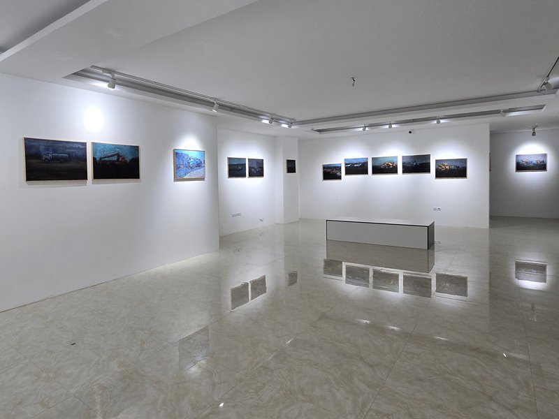 انسان یک ماشین است، نمای چیدمان
