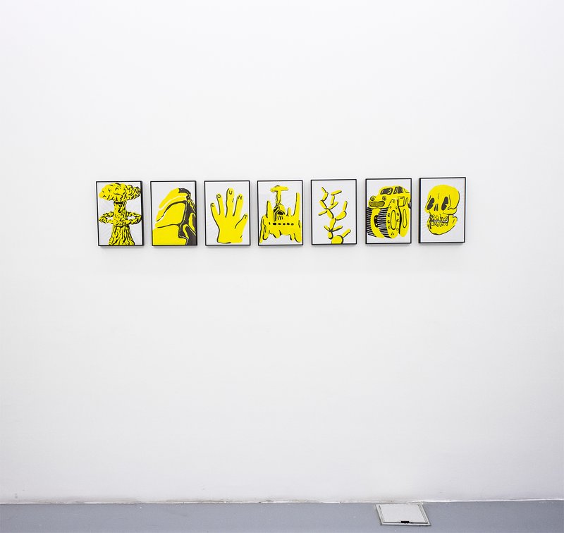 New Drawings, installation view