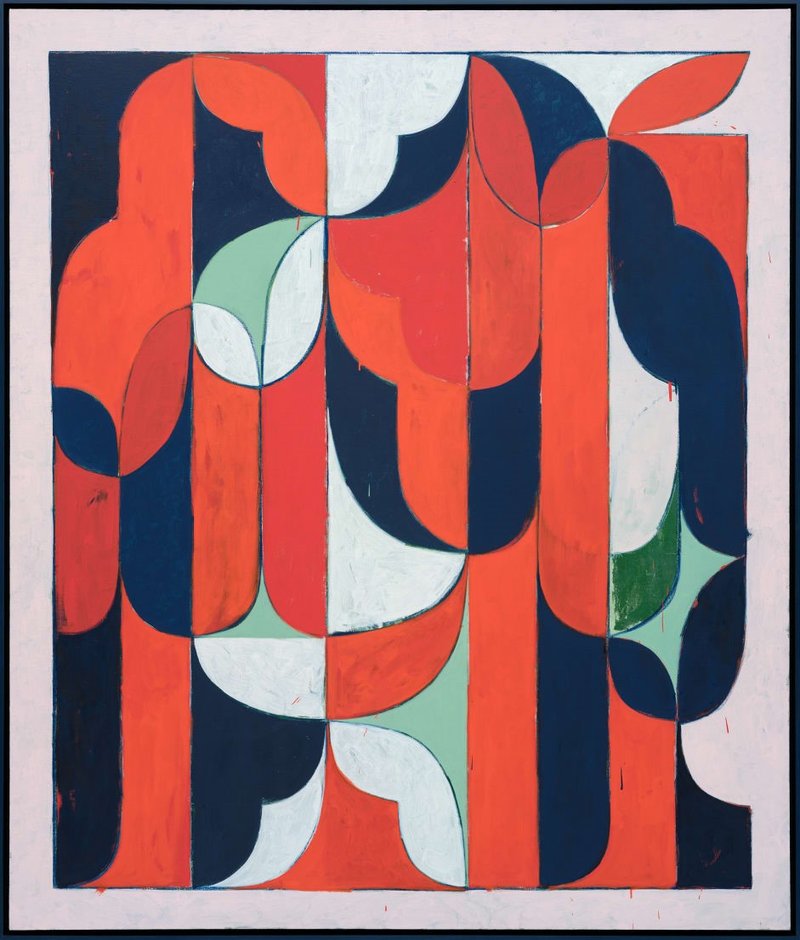 Kamrooz Aram, Untitled (Arabesque Composition), 2023