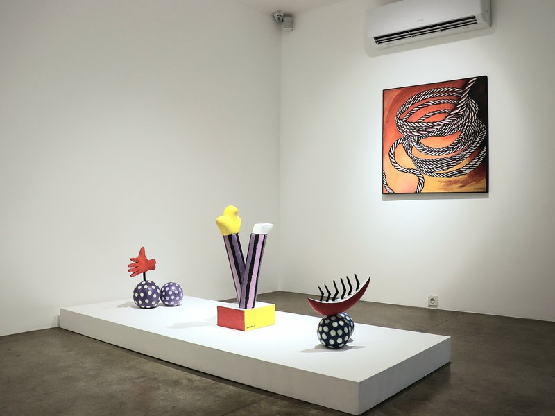 Installation view.