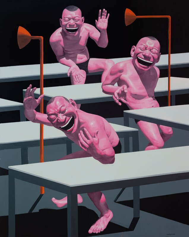 Yue Minjun, Xiu, 2023