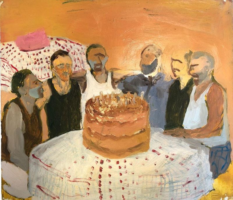 طلا مدنی، نقاشی کیک، 1385