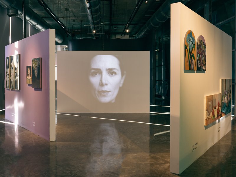 The Deep Purple Belongs to the Irises, installation view