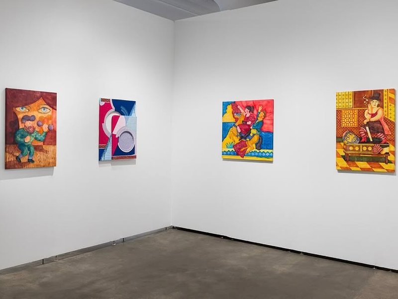 Installation view.
