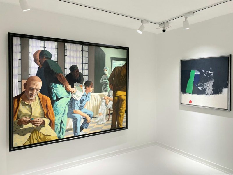 Faces, installation view