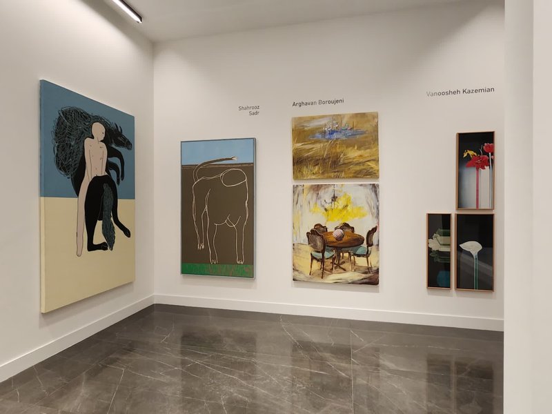 Selected Artworks Exhibition of the Second Issue of "Who's in" Paper Art Gallery, installation view