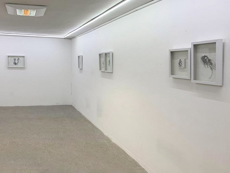Cache, installation view